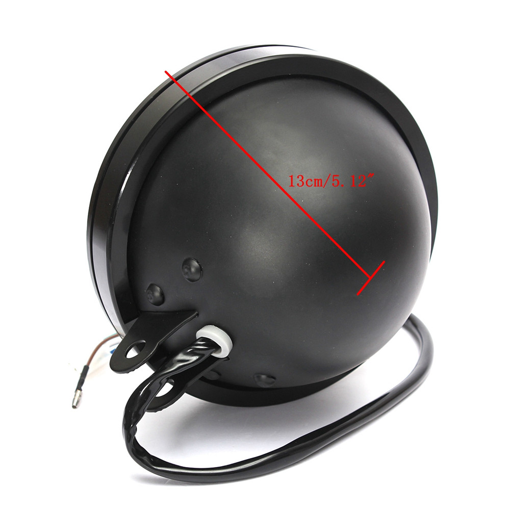 6Inch-Black-Metal-Motorcycle-Grill-Cover-Halogen-Headlights-For-Harley-Sportster-1381349