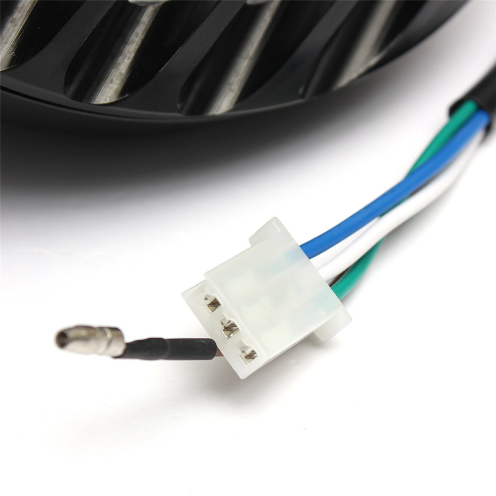 6Inch-Black-Metal-Motorcycle-Grill-Cover-Halogen-Headlights-For-Harley-Sportster-1381349