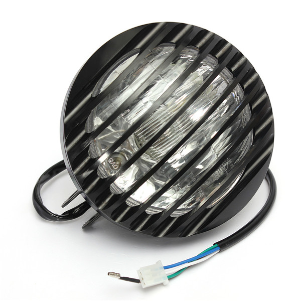 6inch-Black-Motorcycle-Autocycle-Autobike-Halogen-Headlight-Light-For-Harley-979205