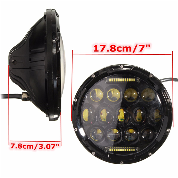 7-Inch-10-24V-LED-H4-Headlight-HiLo-for-Jeep-Wrangler-Harley-Davidson-Hummer-1033643