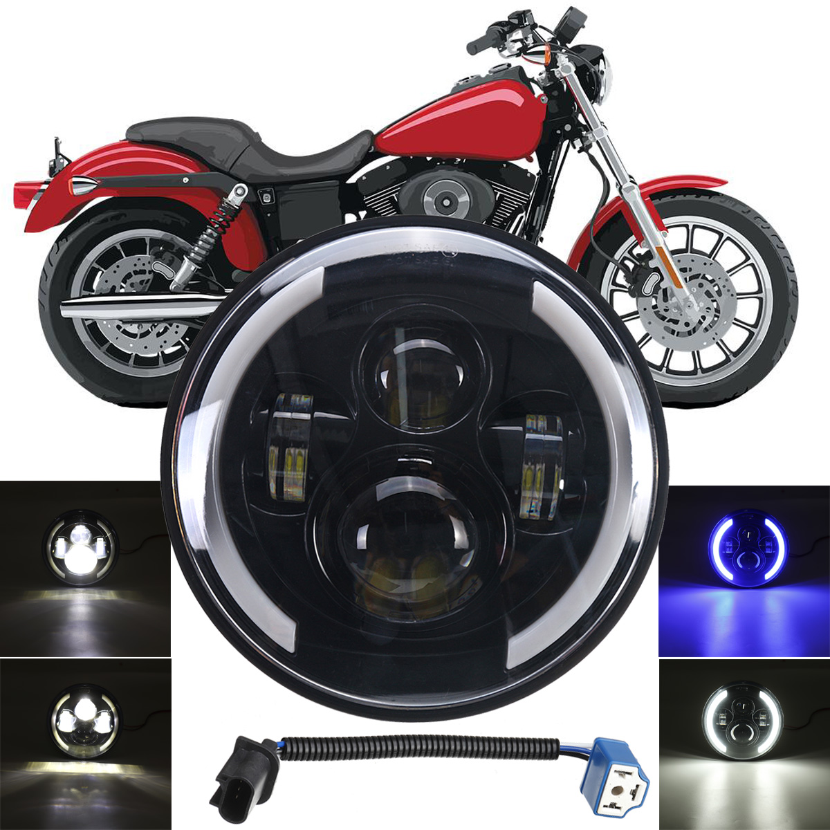 7-Inch-200W-Motorcycle-LED-Projector-Headlight-Hi-Lo-Beam-Bracket-For-Cafe-Racer-1733645