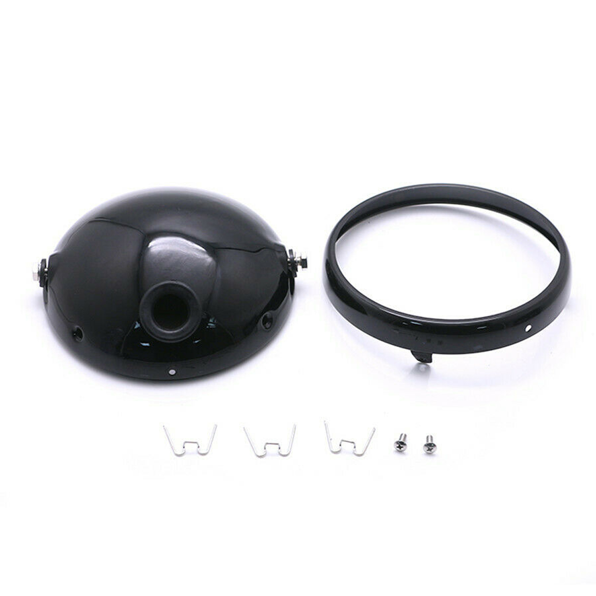 7-inch-Motorcycle-Headlight-Housing-Black-Aluminum-Headlamp-Cover-Shell-Bowl-Mounting-1565733
