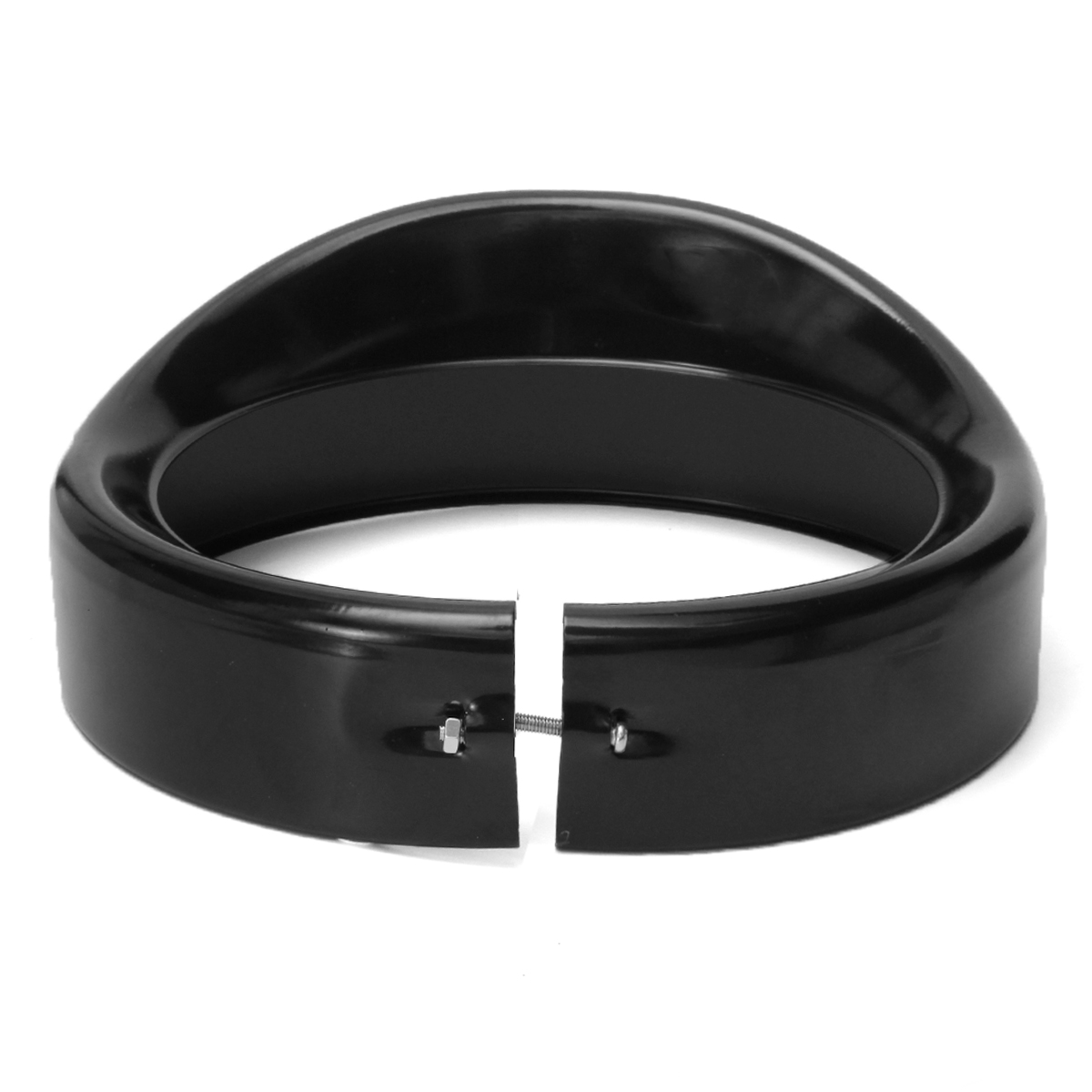 7inch-Headlight-Headlamp-Trim-Ring-Protect-Guard-Cover-Cap-Black-For-Harley-1476304