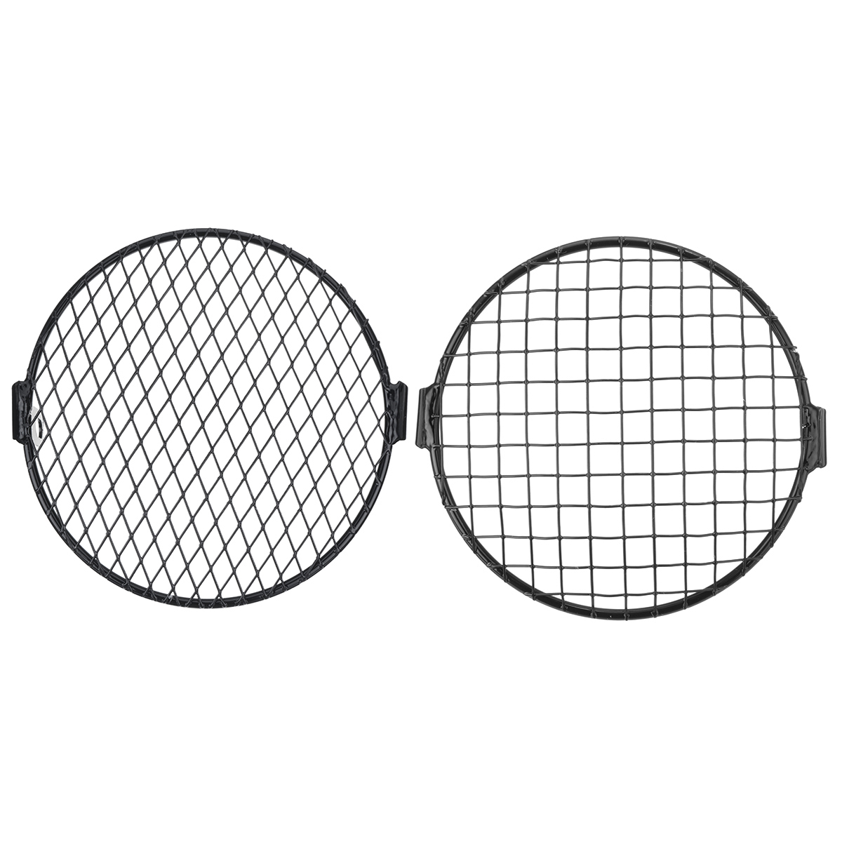 7inch-Motorcycle-Headlight-Mesh-Grill-Mask-Protector-Guard-SquareRhombus-Cover-1219497