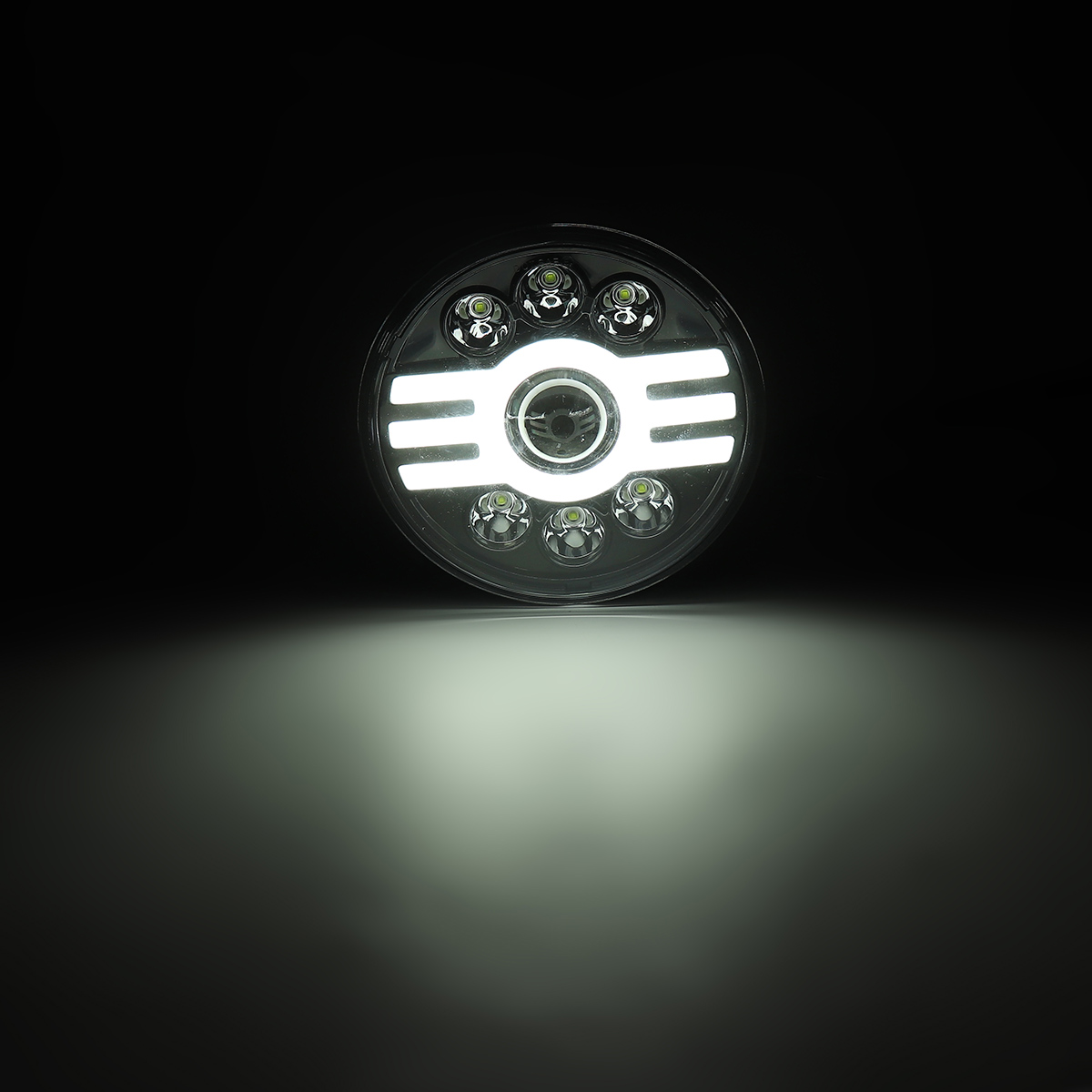 7quot-Motorcycle-Halo-Ring-LED-Headlight-Front-Light-IP68-For-Yamaha-For-Honda-For-Kawasaki-1736135