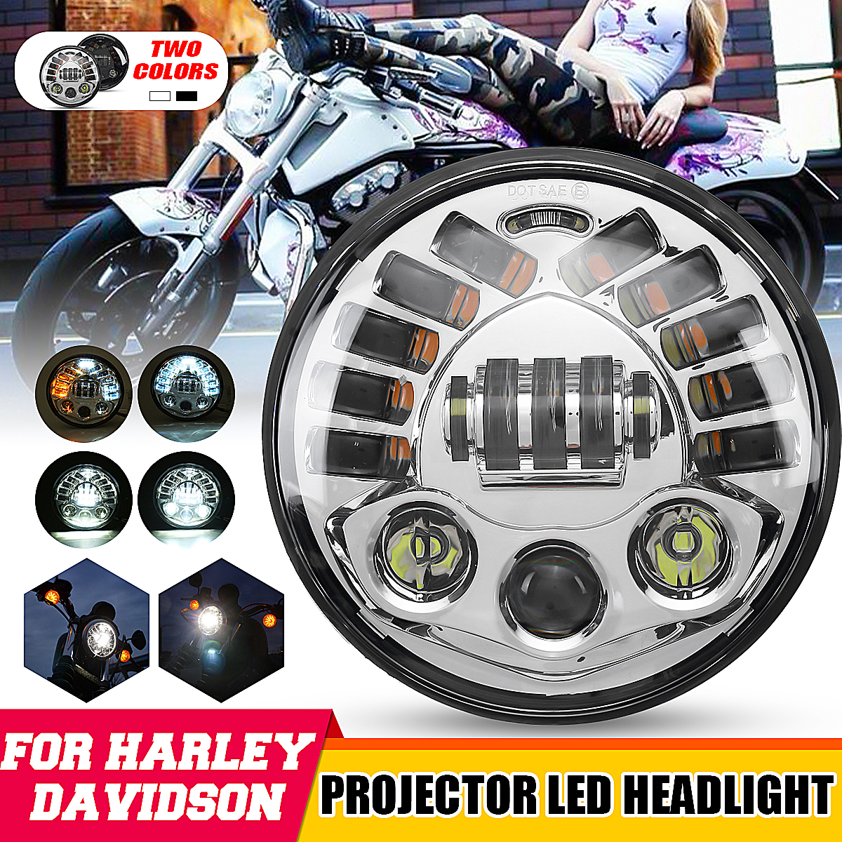 7quot-Projector-LED-Headlights-HiLo-Beam-DRL-Turn-Signal-Light-For-Harley-Davidson-1631949