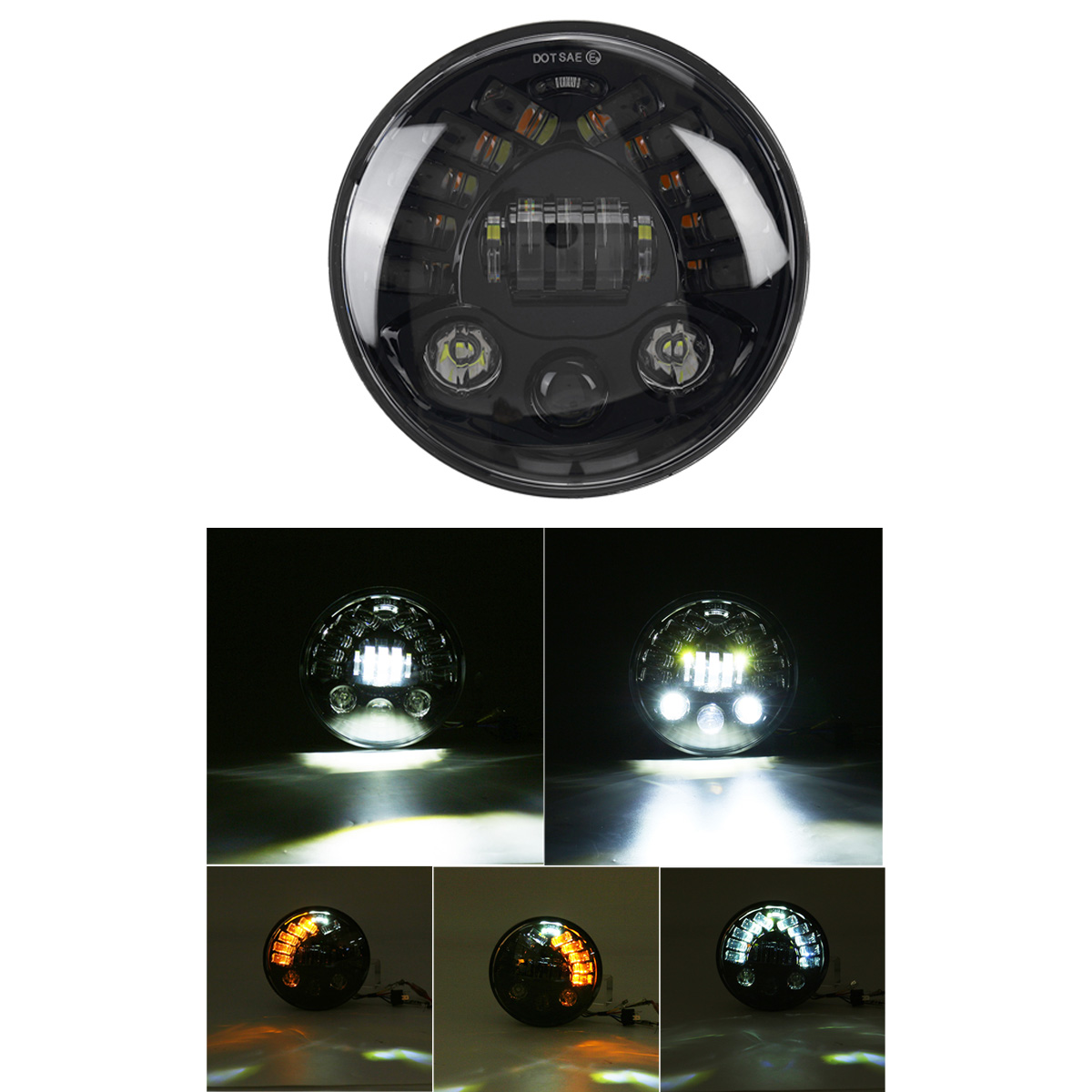 7quot-Projector-LED-Headlights-HiLo-Beam-DRL-Turn-Signal-Light-For-Harley-Davidson-1631949