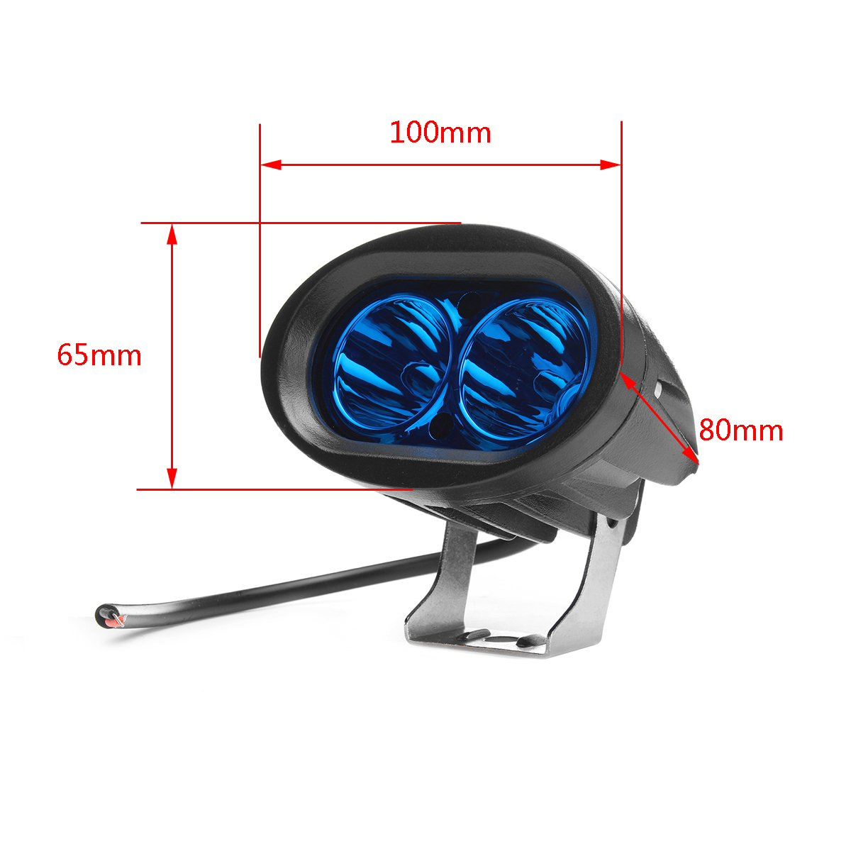 9-60V-DC-20W-Blue-Light-Waterproof-LED-Headlights-Stainless-Steel-Forklift-Warning-Lamp-1285346