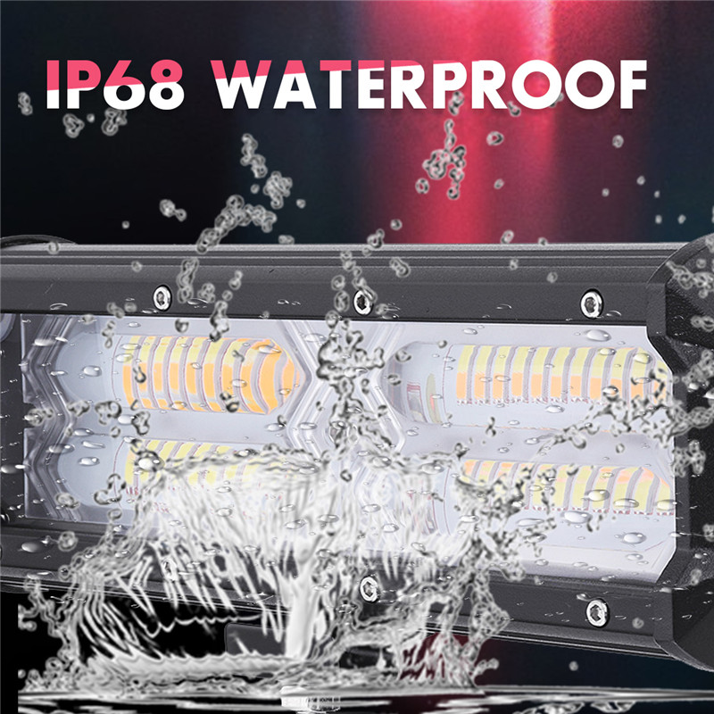 9inch-48-LED-DC9-32V-144W-14400LM-6500-7000k-IP68-Headlights-White--Yellow-Strobe-Light-1490110
