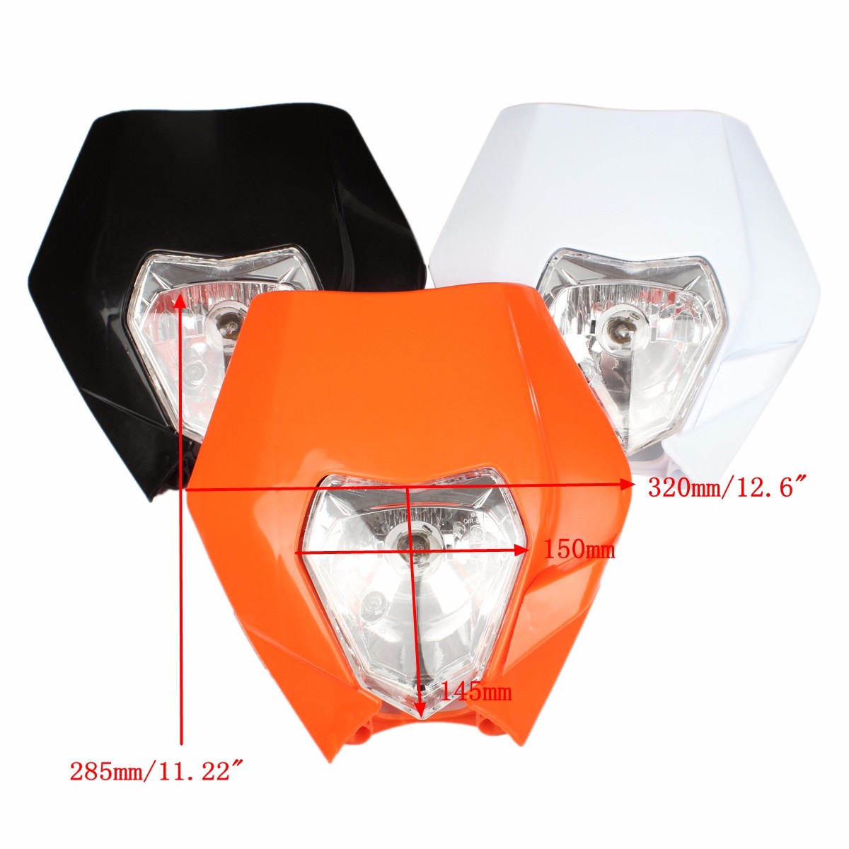 Amber-Light-Headlights-Headlamp-For-EXC-EXCF-XCF-XCW-SXF-SMR-Enduro-1124590