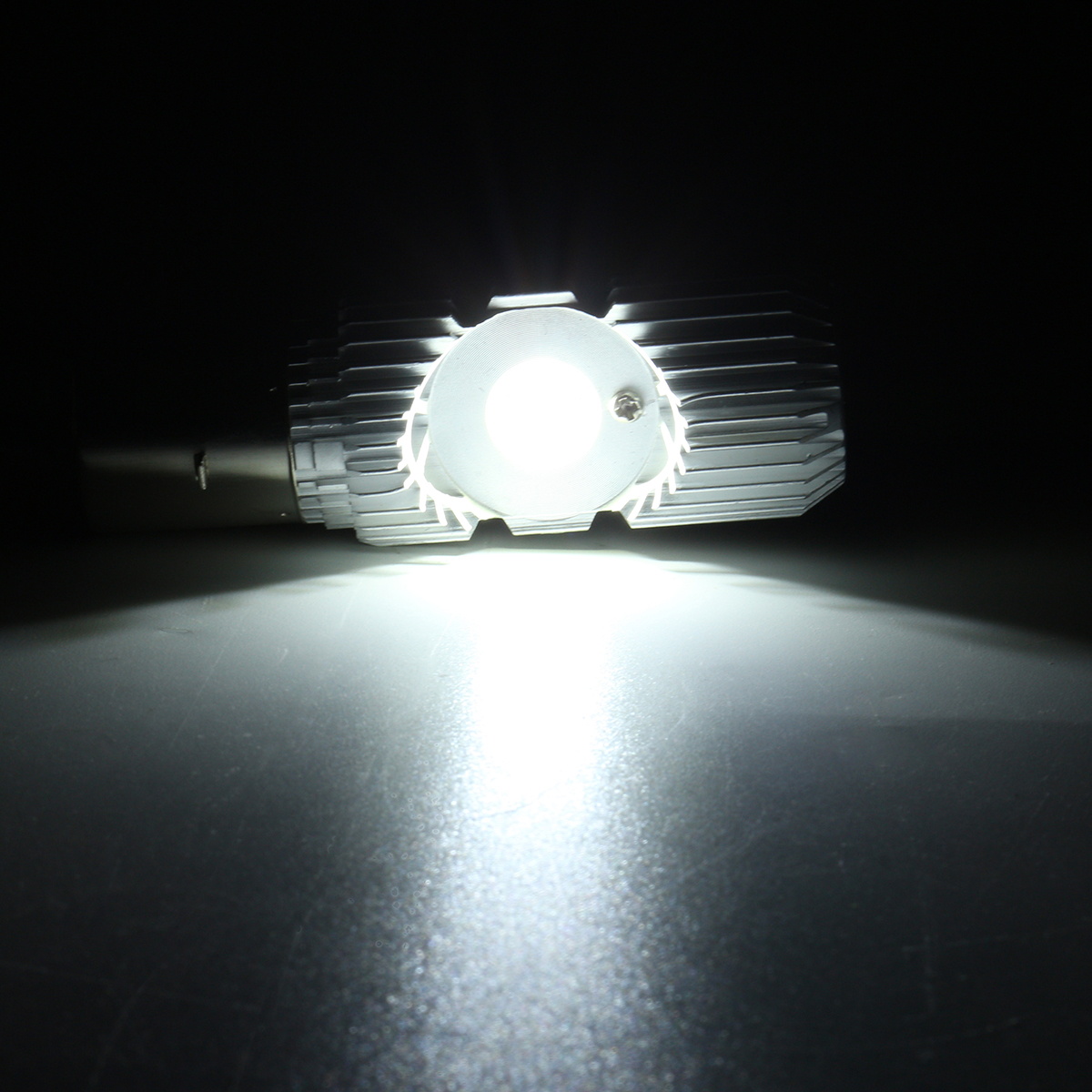 BA20D-1200LM-6000K-4-LED-Scooter-HiLo-Motorbike-Moped-ATV-Headlight-Fog-Lamp-Bulb-1221978