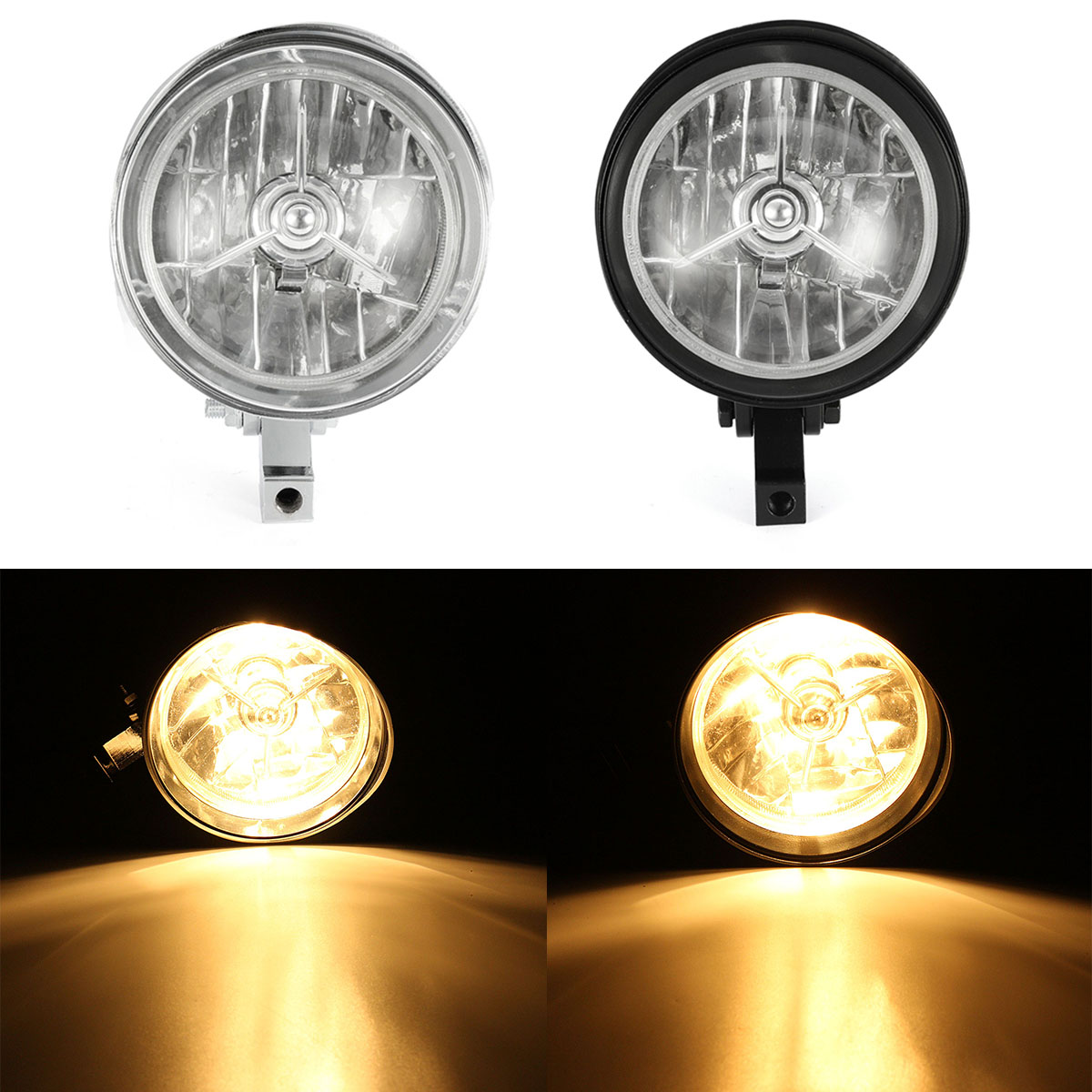 Bullet-Tri-Bar-47inch-Headlight-For-Harley-Sportster-Dyna-Softail-Chopper-FXST-1189766