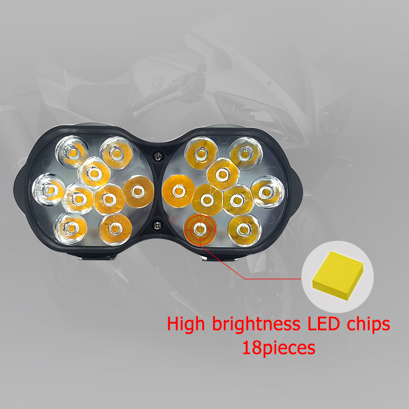 CNSUNNYLIGHT-16W-2000LM-6500K-Motorcycle-LED-Headlights-Scooter-Fog-Spotlight-White-Drive-Working-1390318