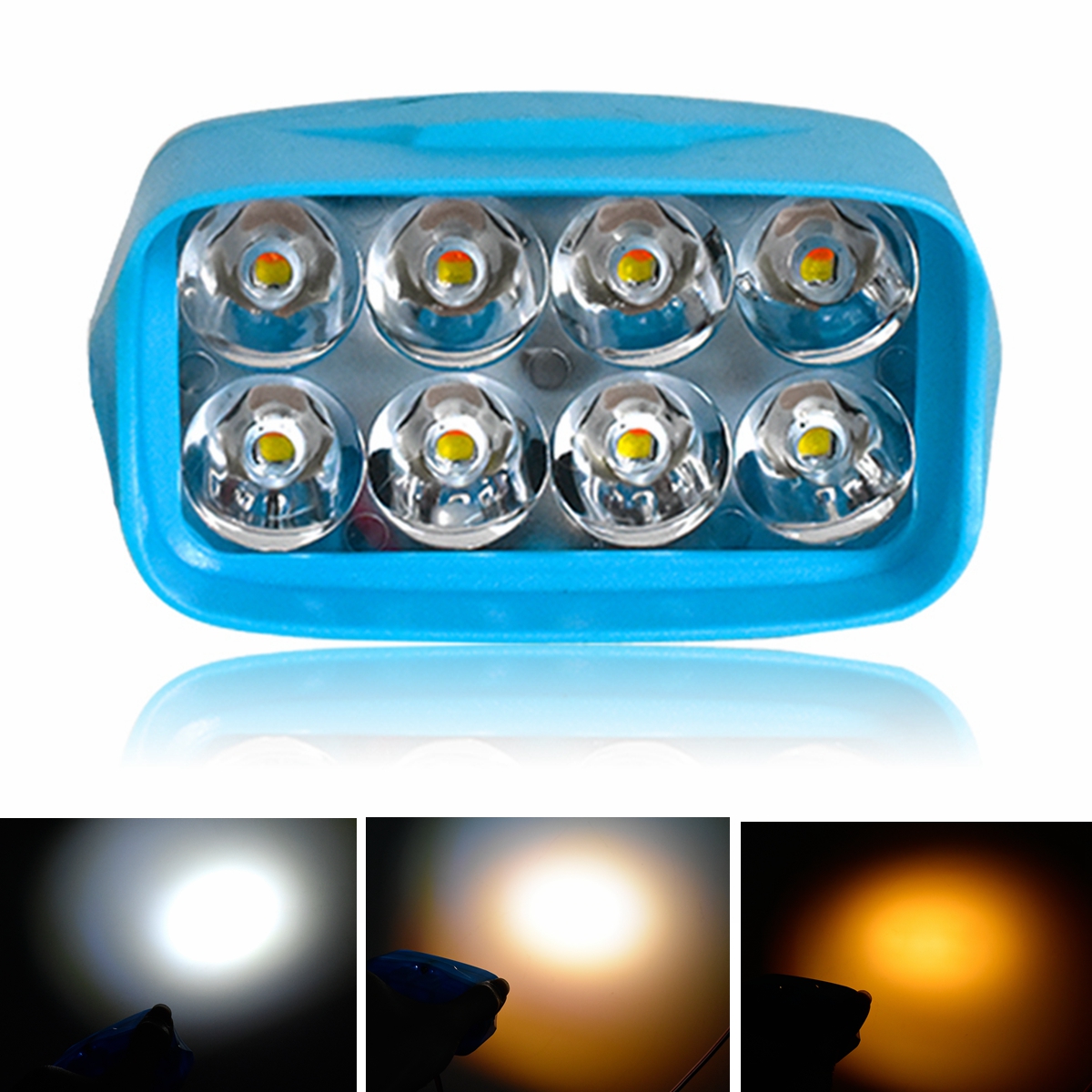 CNSUNNYLIGHT-3colors-in-One-Lamp-LED-Motorcycle-Fog-Lights-DRL-Switch-CarPickupBike4x4-Work-Headligh-1615449