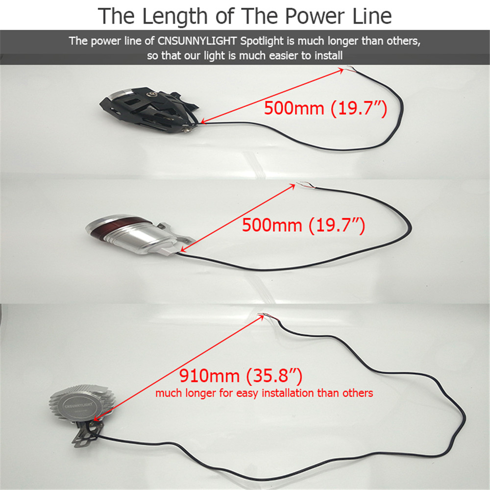 CNSUNNYLIGHT-6W-1000Lm-Motorcycle-LED-Spotlight-Fog-DRL-Light-Waterproof-Headlights-1382661