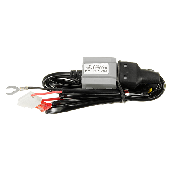 DC-12V-20A-Motorcycle-Xenon-Lamp-HID-Controller-HighLow-Light-Stabilizer-Harness-Wiring-1157219