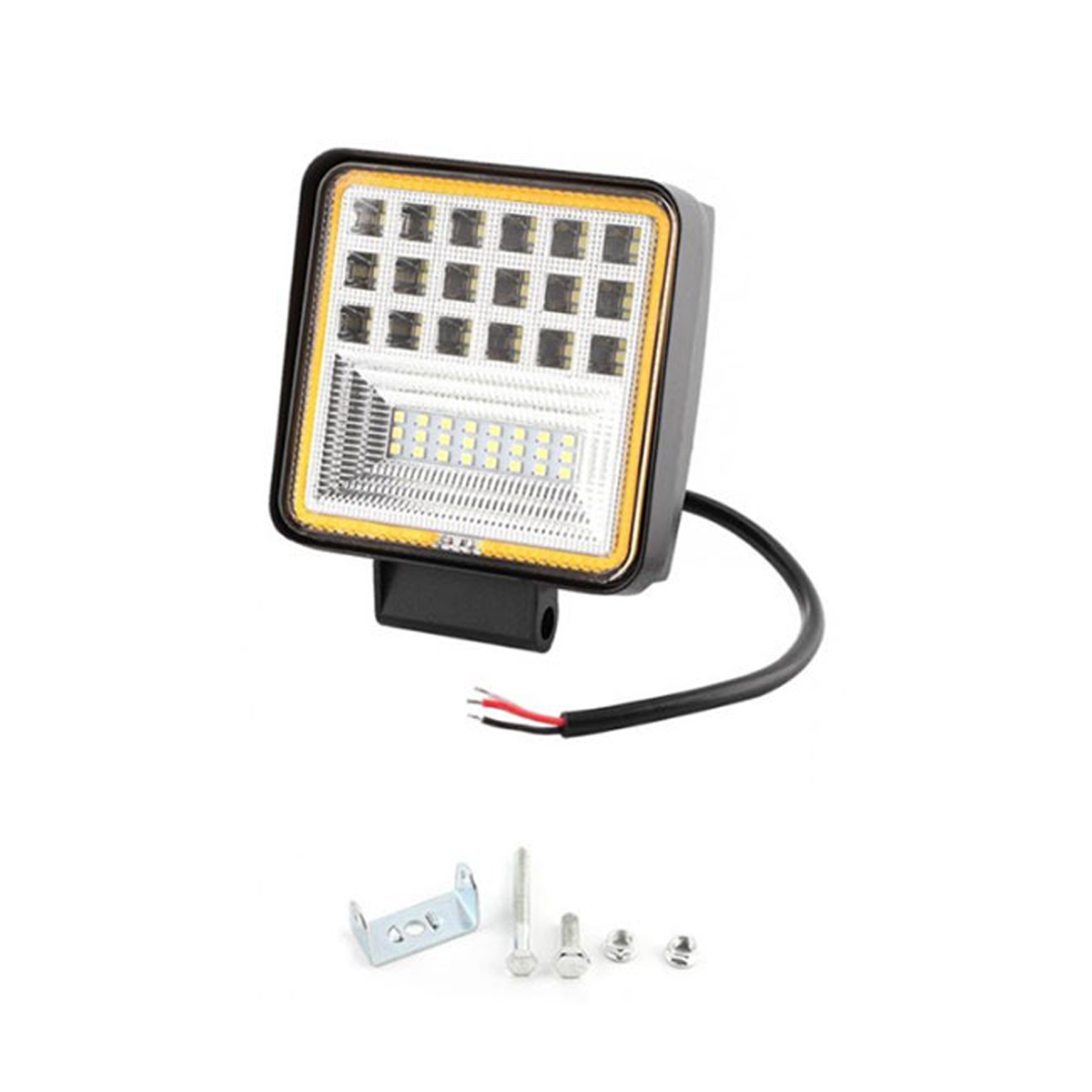 DC-9-30V-Work-Light-Bar-126W-12600lm-IP68-Waterproof-45-LED-WhiteGolden-1667780