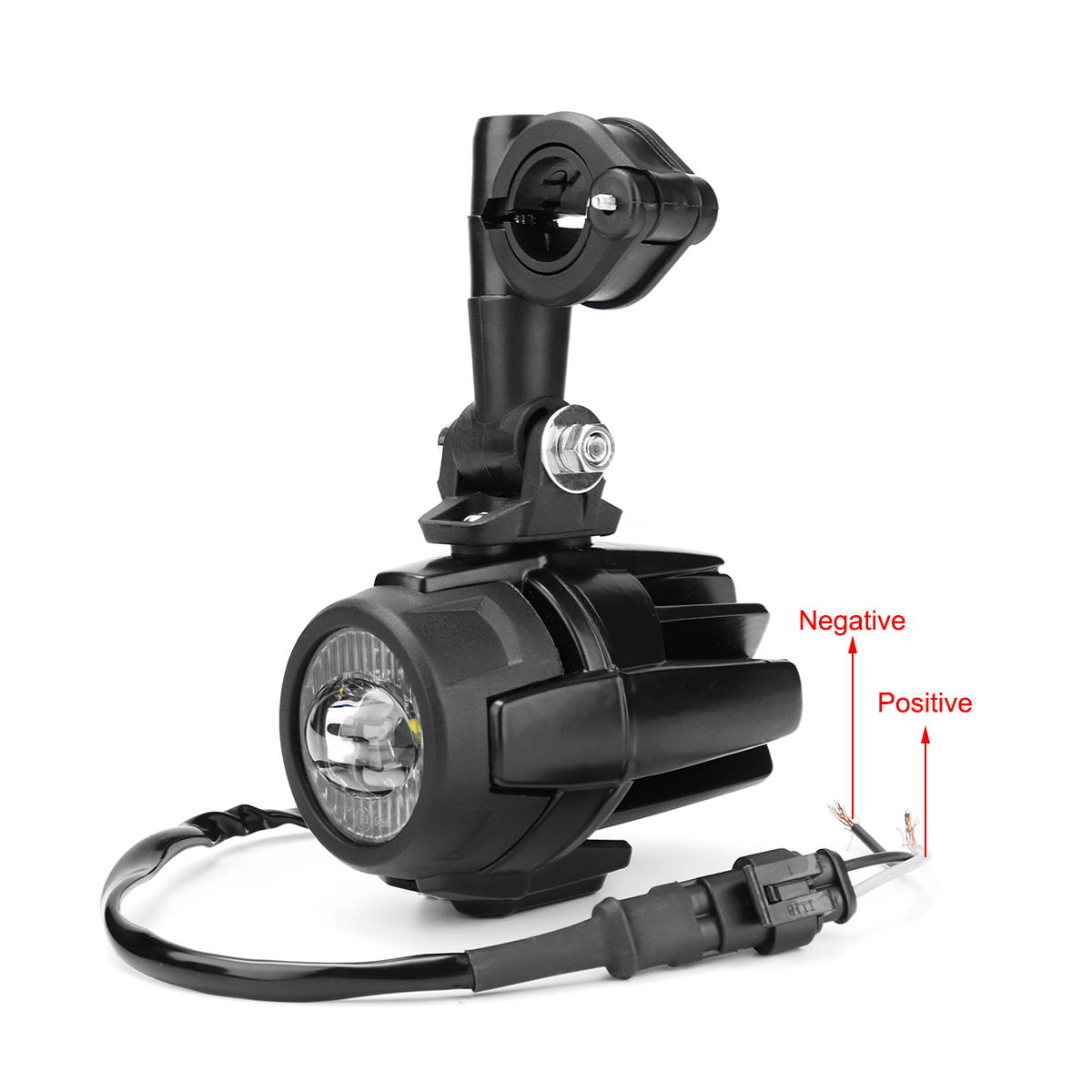 Front-LED-Auxiliary-Fog-Spot-Lamp-Aluminum-Alloy-With-Light-Protector-Guard-Cover-Harness-For-BMW-R1-1727436