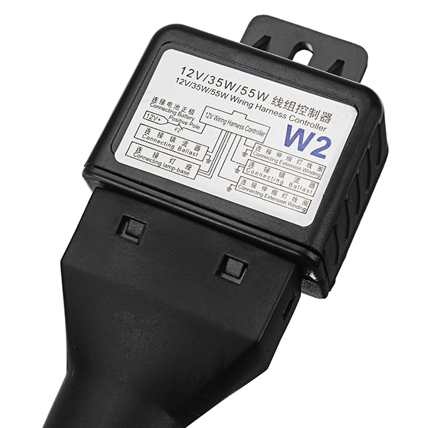 H4-12V-35W-3000h-Motorcycle-Elastic-Xenon-Lamp-HeadLight-Harness-Wiring-Controller-1267959