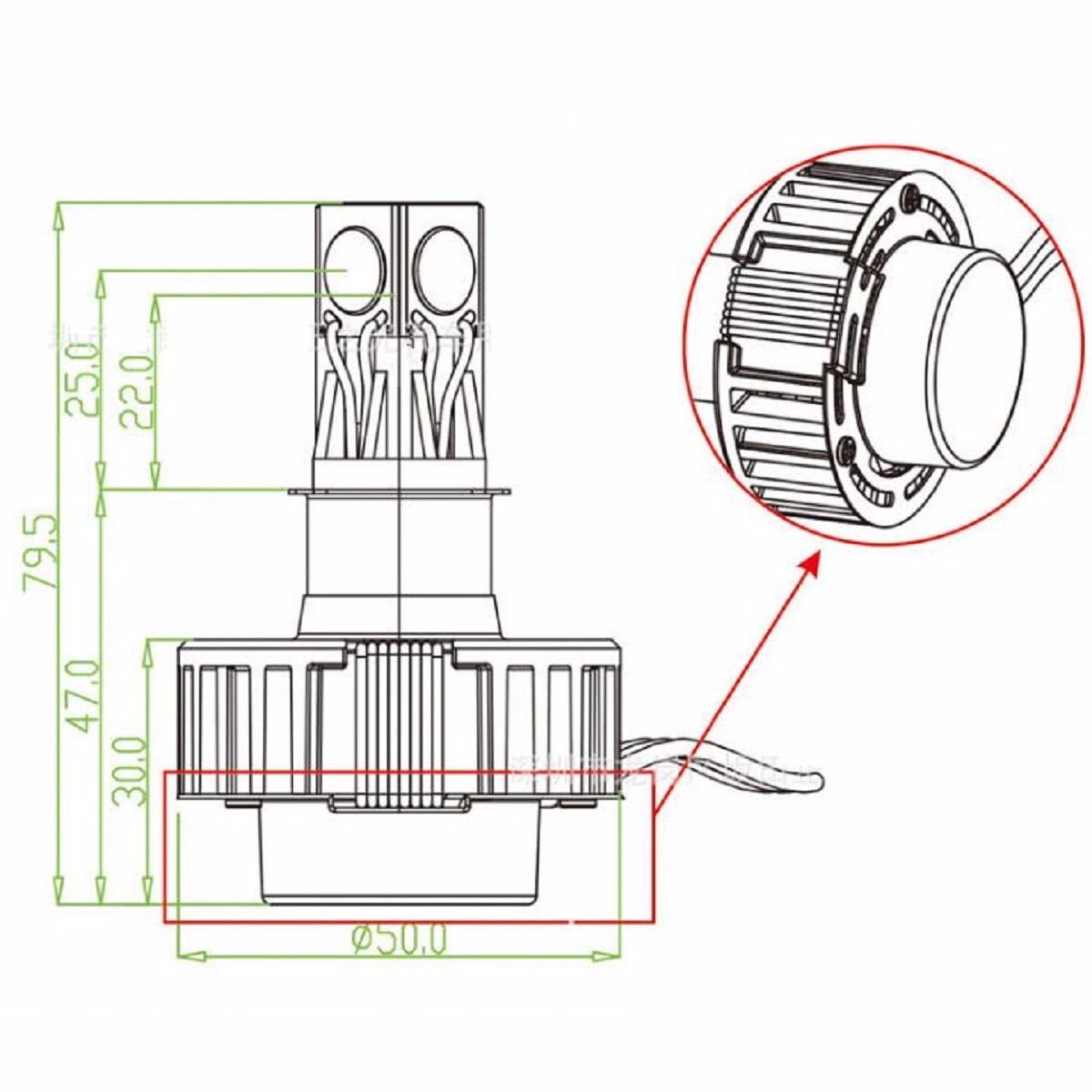 H4-32W-3000lm-6000K-HiLo-Lamp-COB-Motorcycle-LED-Headlight-Bulb-1089732