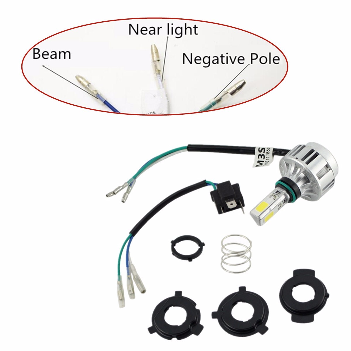 H4-32W-3000lm-6000K-HiLo-Lamp-COB-Motorcycle-LED-Headlight-Bulb-1089732