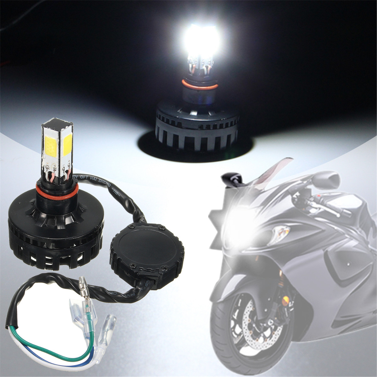 H4-H6-BA20D-HiLo-Motorcycle-12V-COB-LED-Headlamp-Headlight-Bulb-1092436