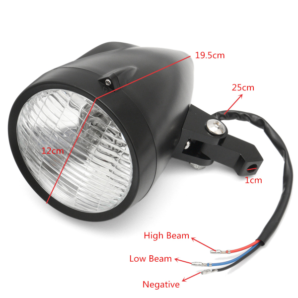 H4-Halogen-Motorcycle-Vintage-Headlight-Hilo-Beam-For-Harley-Bobber-Chopper-Custom-1173318