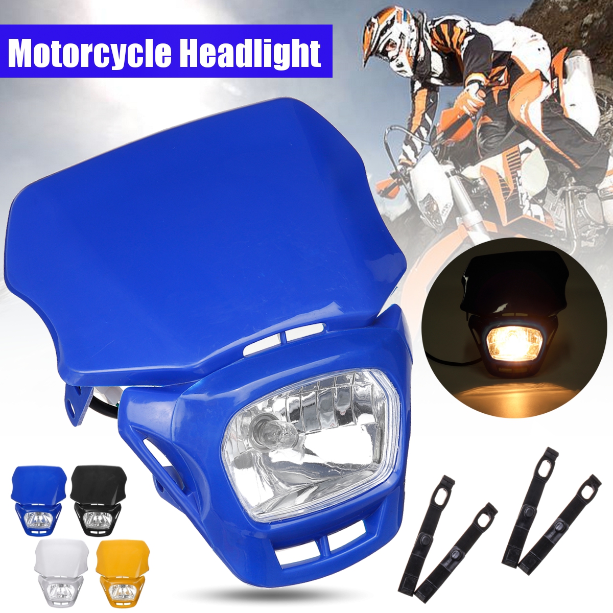 Headlight-Headlamp-Assembly-Light-with-Bulb-For-All-Dual-Sport-Motorcycles-KTM-EXC-EXCF-XCF-XCW-SX-S-1477760