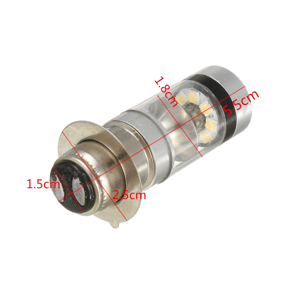 LED-Motorcycle-Fog-DRL-Dual-Light-Bulb-20-SMD-HighLow-Beam-Lamp-Bulbs-P15D-P15D-25-1-H6M-1139839