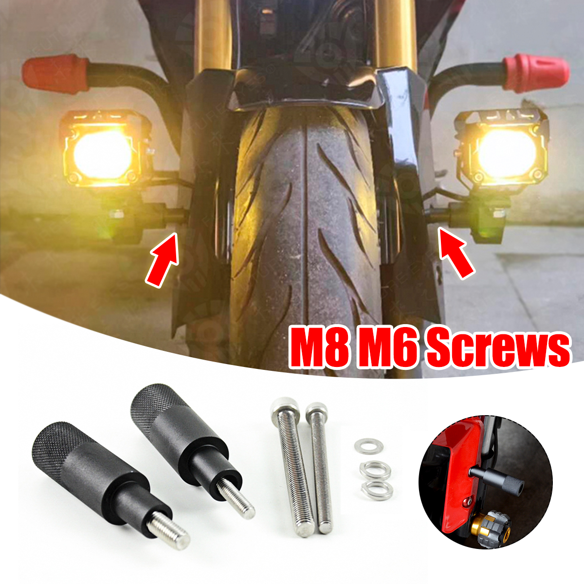 M8-M6-Screws-Spotlight-Bracket-LED-Headlight-Mounting-Holder-Motorcycle-Fork-Shock-Absorber-Post-Sup-1737352