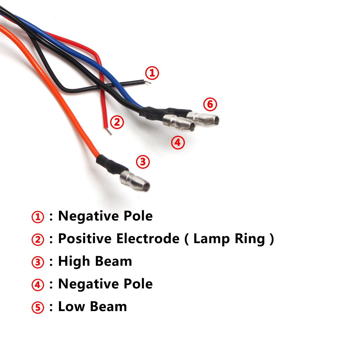 Motorcycle-Cafe-Racer-COB-LED-Projector-Angel-Eye-Headlights-Lamp-1271301