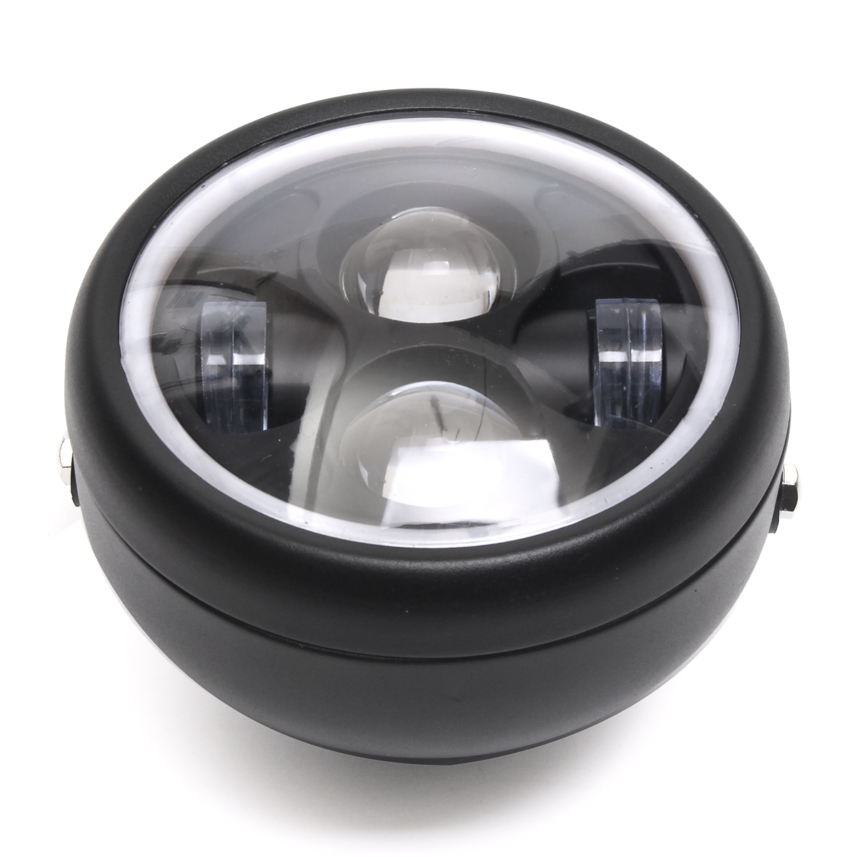 Motorcycle-Cafe-Racer-COB-LED-Projector-Angel-Eye-Headlights-Lamp-1271301