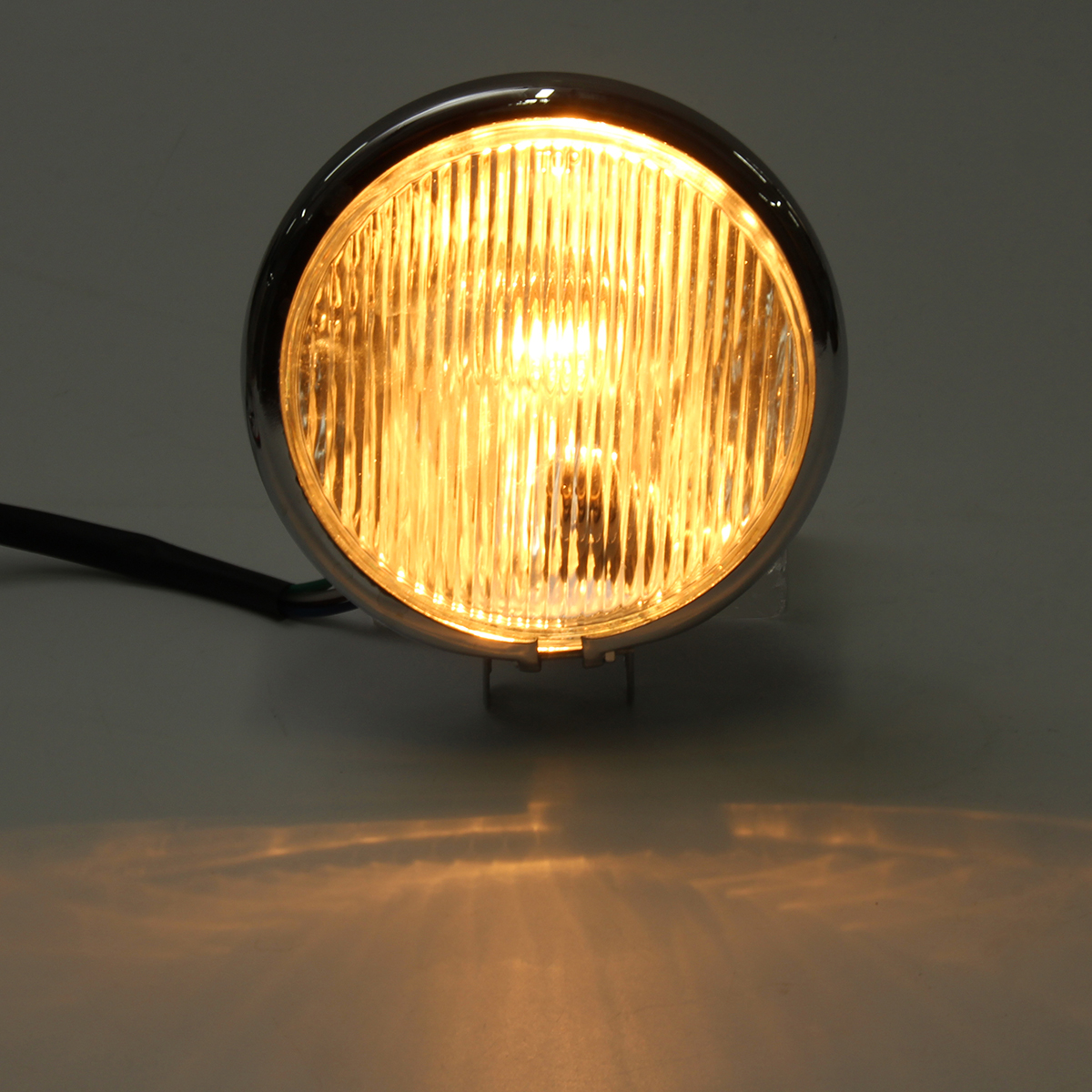 Motorcycle-Chrome-Front-Headlight-for-Harley-Bikes-Chopper-Touring-80662