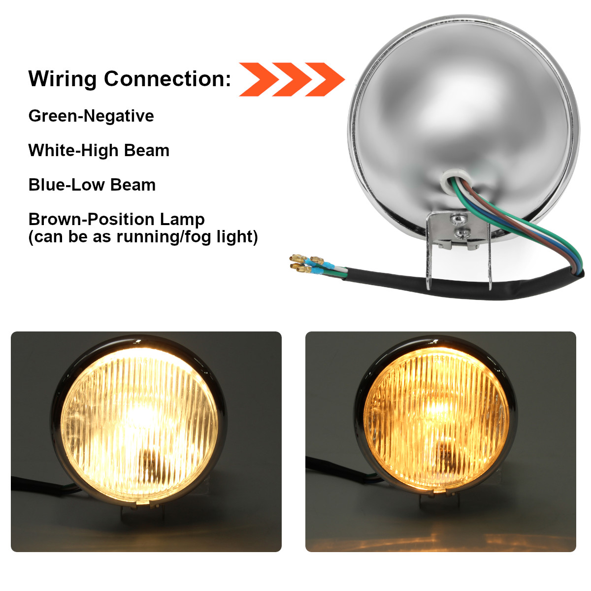 Motorcycle-Chrome-Front-Headlight-for-Harley-Bikes-Chopper-Touring-80662