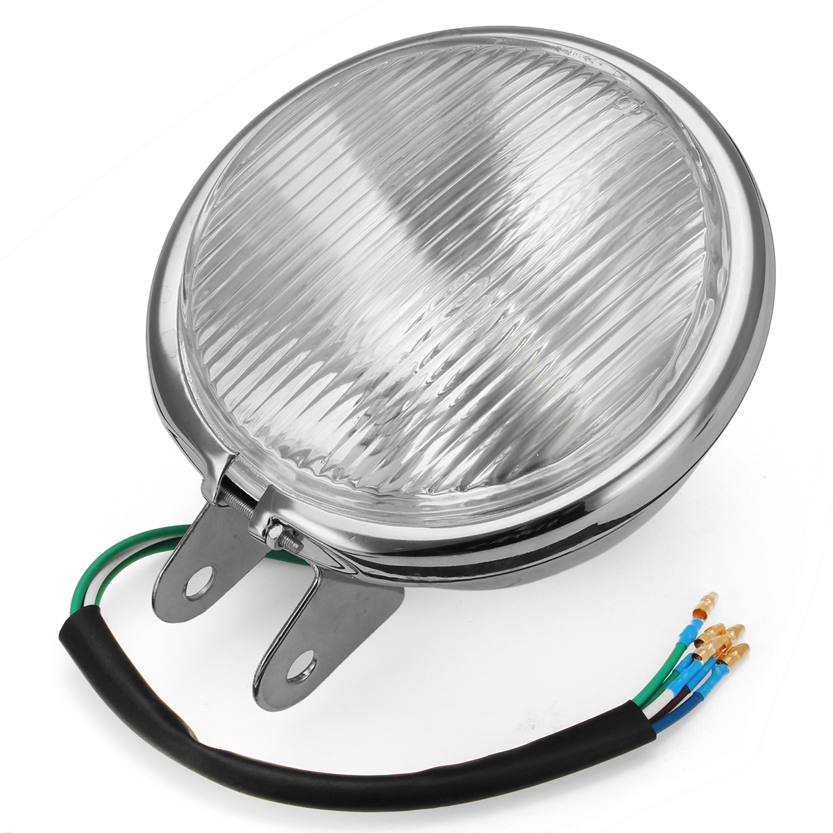 Motorcycle-Chrome-Front-Headlight-for-Harley-Bikes-Chopper-Touring-80662