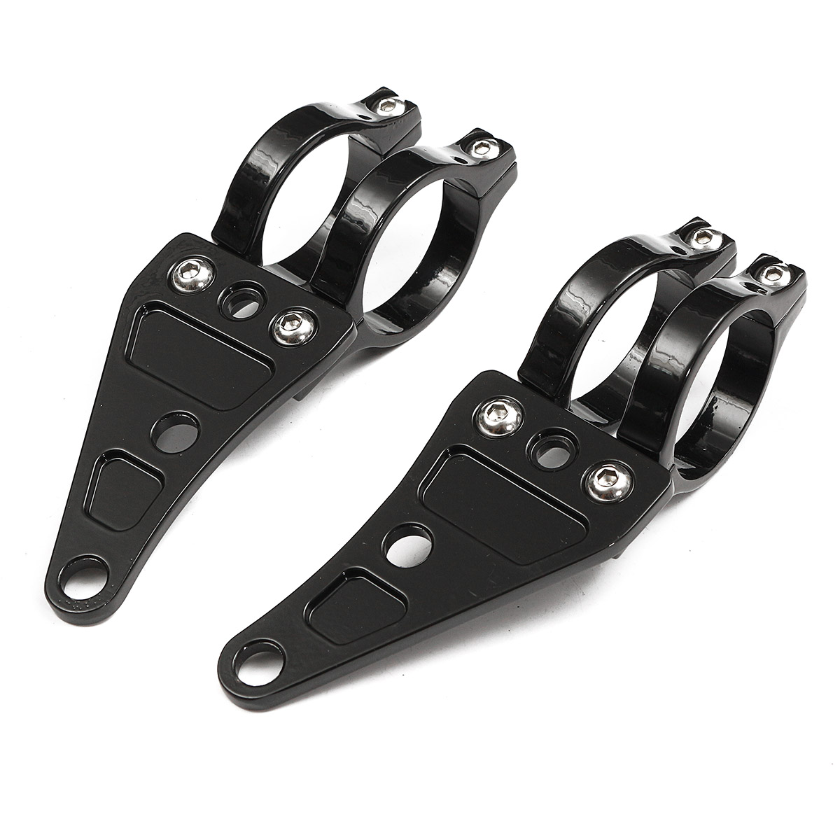Motorcycle-Headlight-41mm-Fork-Mount-Bracket-Aluminum-1112344