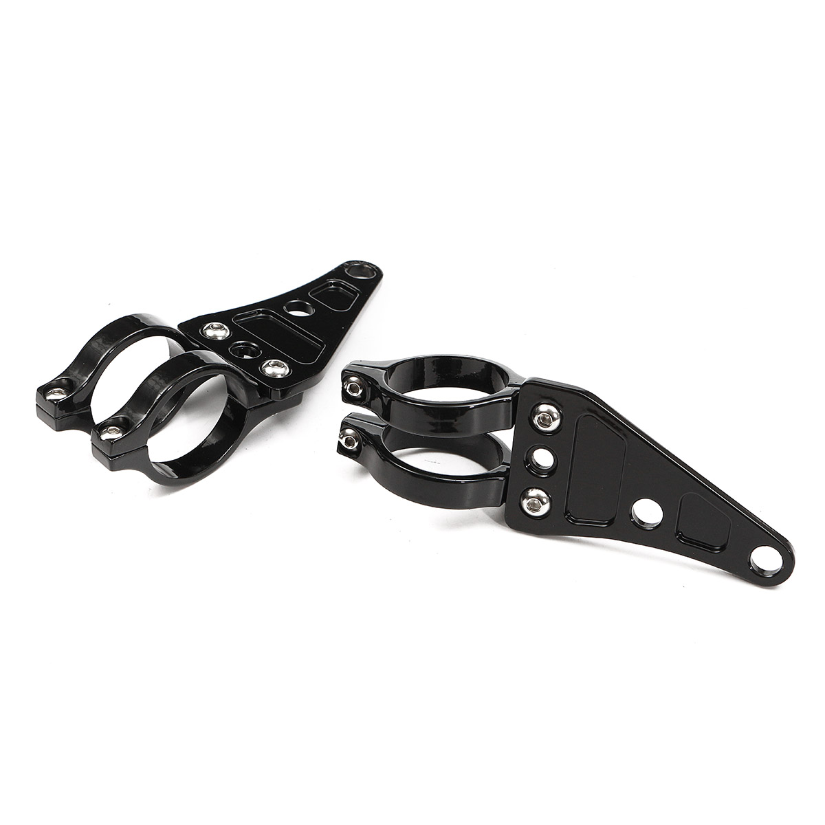 Motorcycle-Headlight-41mm-Fork-Mount-Bracket-Aluminum-1112344