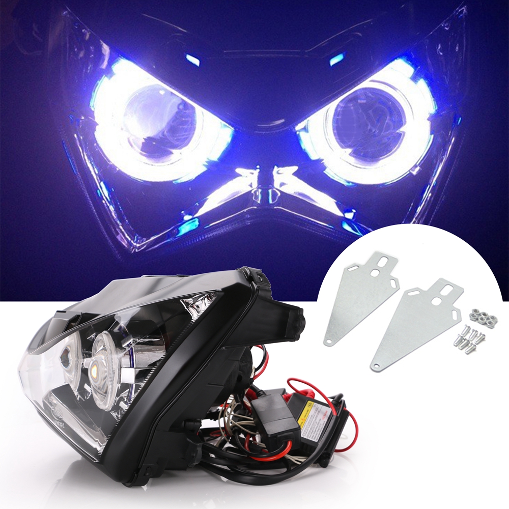 Motorcycle-Headlight-Assembly-Angel-Eyes-Front-Clear-Headlight-Headlamp-For-Kawasaki-Z800-z250-2013--1785029