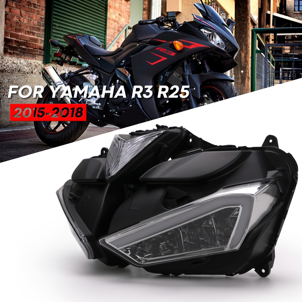 Motorcycle-Headlight-Assembly-Angel-Eyes-Front-Clear-Headlight-Headlamp-For-Yamaha-YZF-R25-R3-YZF-R2-1785032
