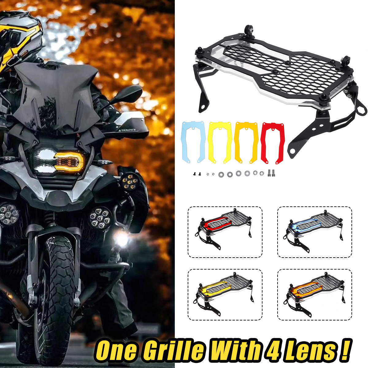 Motorcycle-Headlight-Grill-Guard-Cover-Protector-Trims-For-BMW-R1200GS-R1250GS-1780454