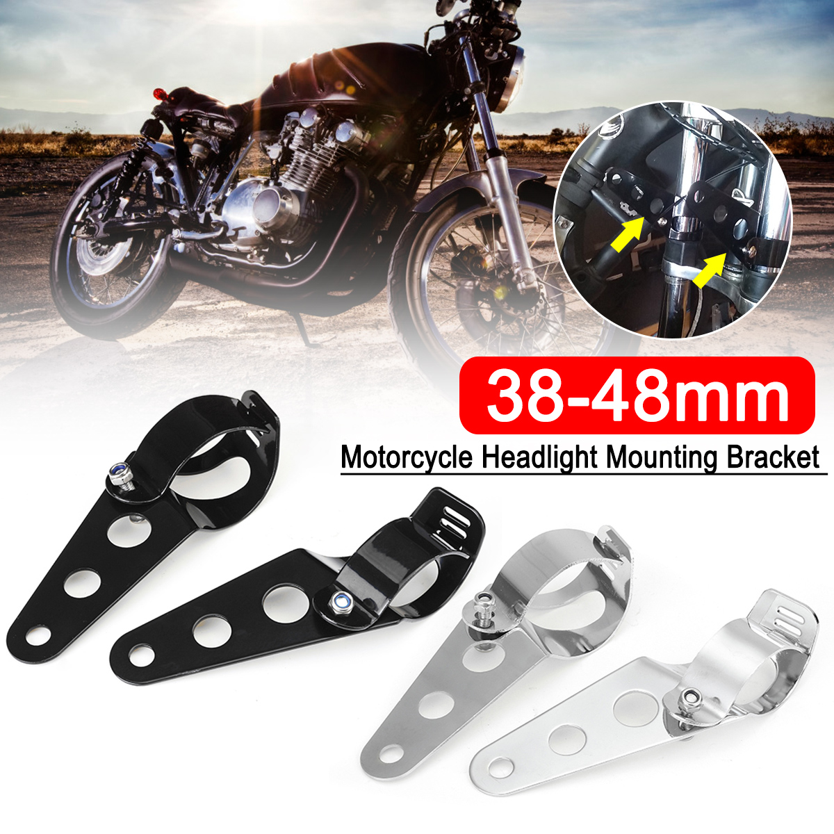 Motorcycle-Headlight-Mounting-Bracket-Fork-Ears-Adjuster-Mount-Clamp-Holder-For-Cafe-Racer-Chopper-B-1632151