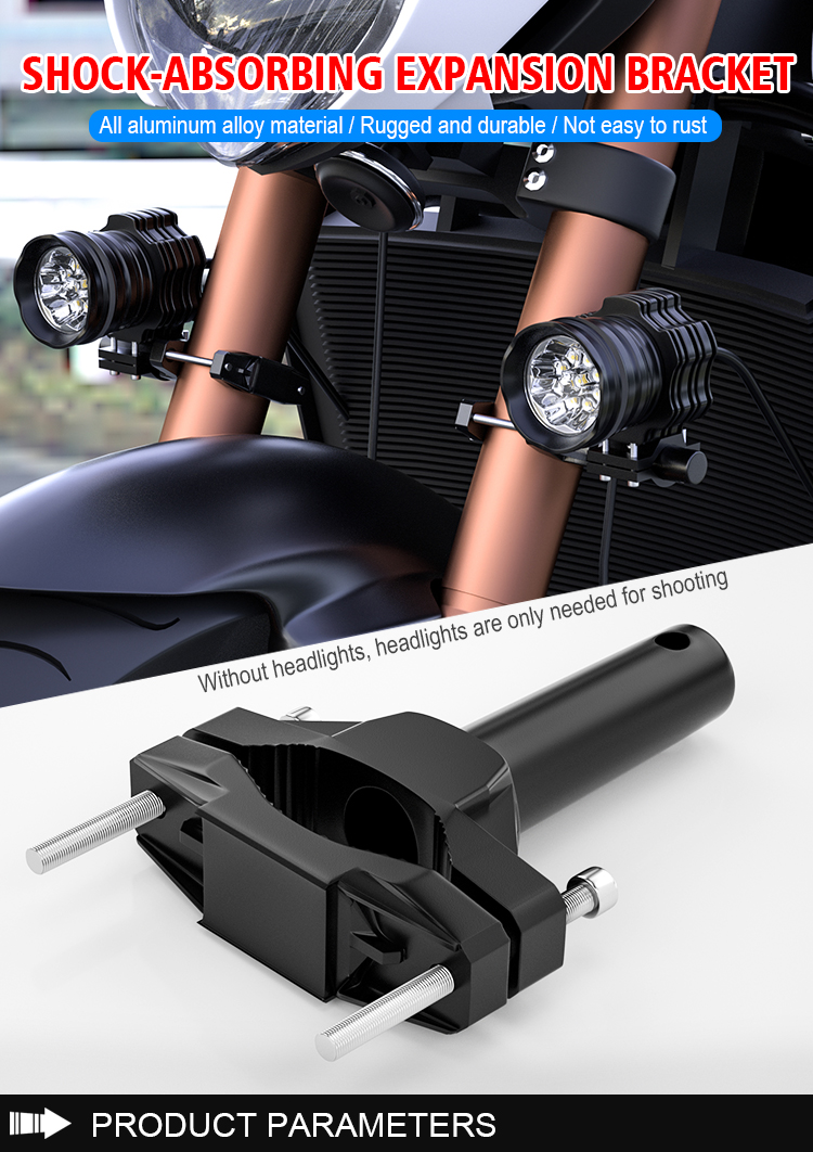 Motorcycle-Light-Bracket-Shock-absorber-Extension-Rod-Frame-Bumper-Modified-Damping-Large-Fixture-Sp-1727155