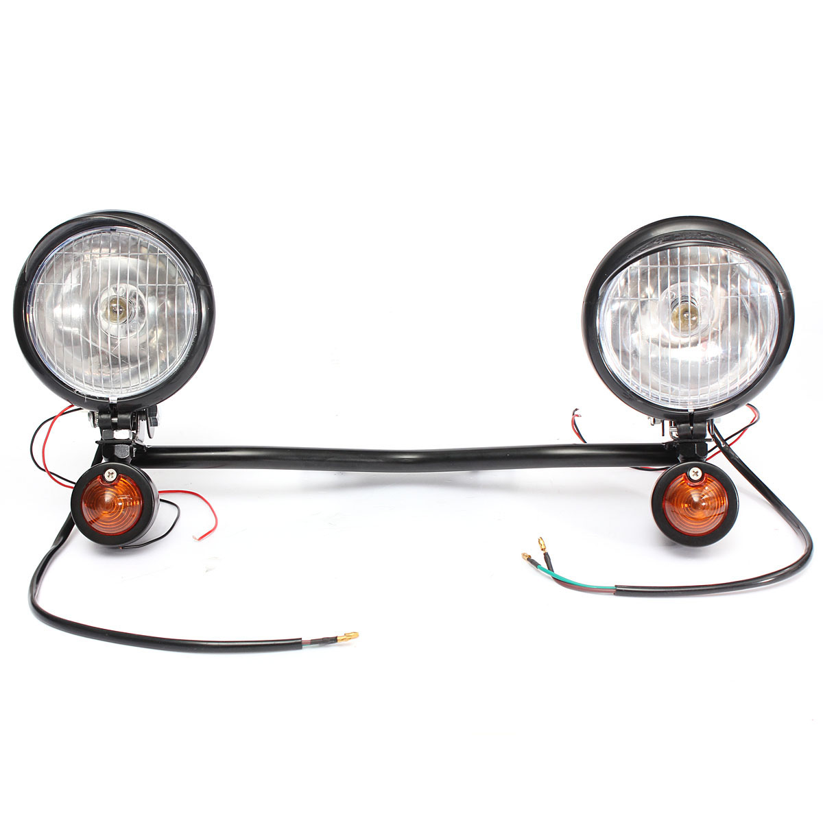 Motorcycle-Spot-Lightt-Bar-Set-With-Two-Turn-Signals-For-Harley-Custom-984996
