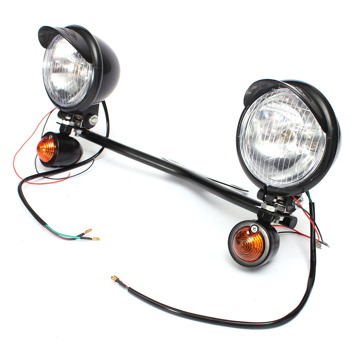 Motorcycle-Spot-Lightt-Bar-Set-With-Two-Turn-Signals-For-Harley-Custom-984996