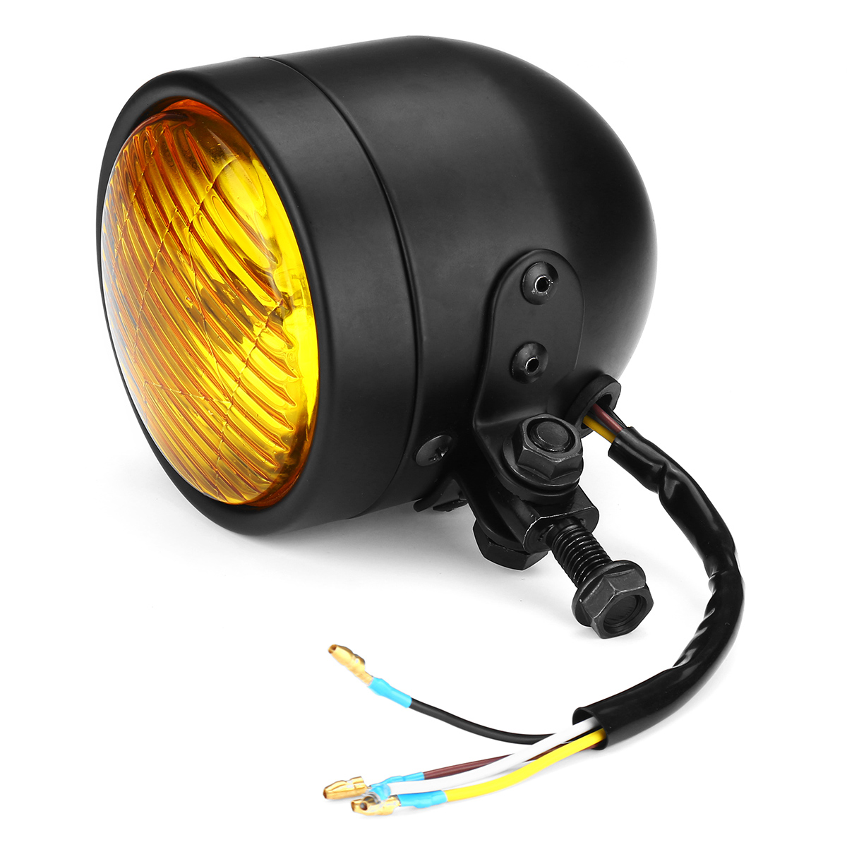 Motorcycle-Vintage-Custom-Headlight-Fog-Light-HS1-12V-35W-Front-Lamp-Universal-1817960