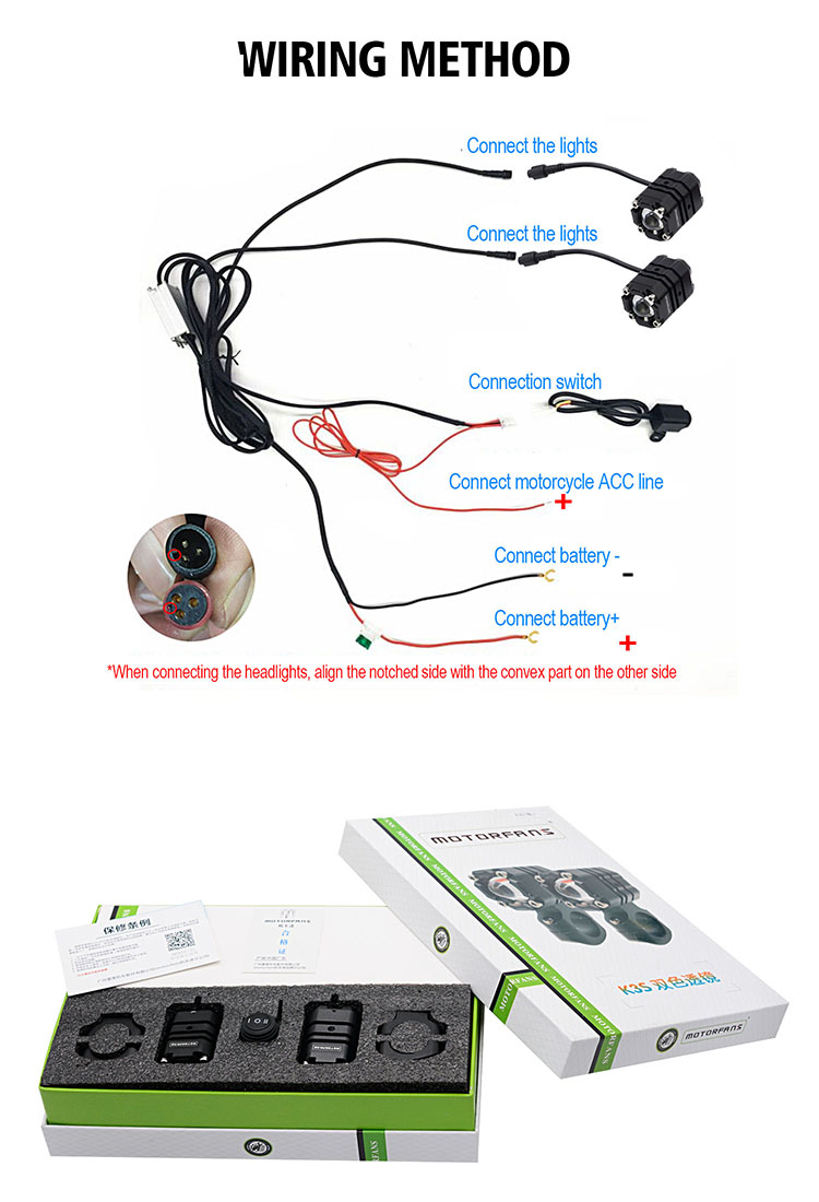 Pair-12V-20W-6000K-IP67-BlackSliver-Motorcycle-Turbo-LED-Yellow--White-Headlights-Flash-Strobe-Light-1727700