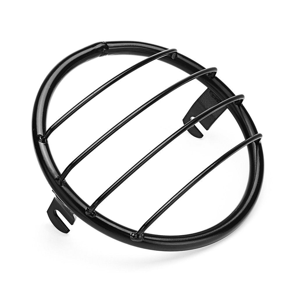 Retro-Motorcycle-Headlight-Grill-Cover-Headlight-Protection-HeadLamp-Guard-1352816