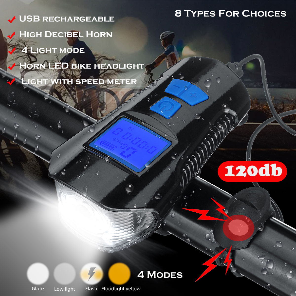 USB-Rechargeable-LED-Bike-Light-Set-Headlights-Caution-Bicycle-Lights-with-Bell-1647905