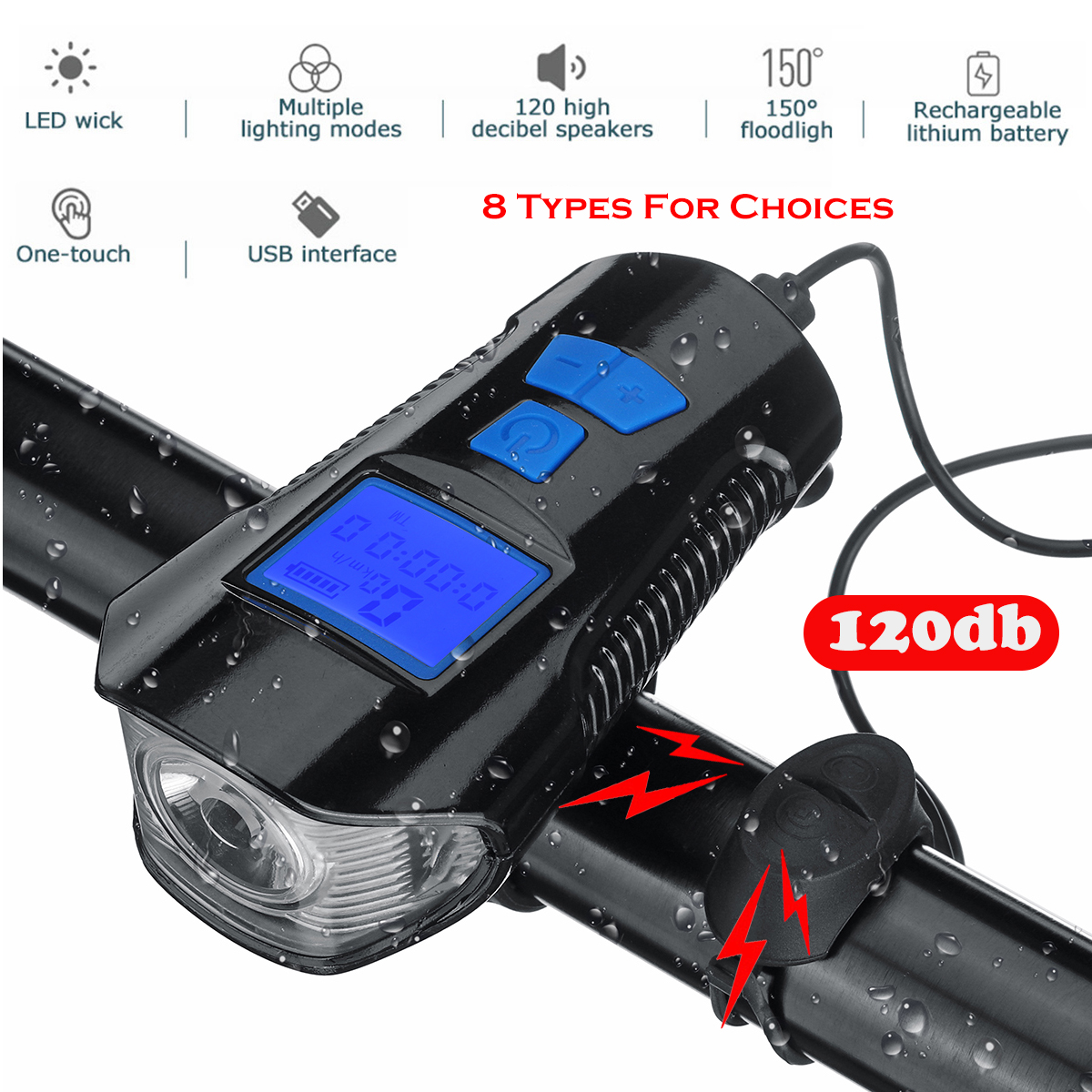 USB-Rechargeable-LED-Bike-Light-Set-Headlights-Caution-Bicycle-Lights-with-Bell-1647905