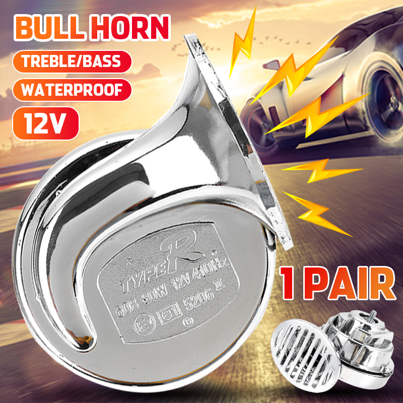 1-Pair-DC-12V-Car-Truck-300dB-Super-Loud-Bull-Horn-Universal-Air-Snail-Horns-Set-1814492